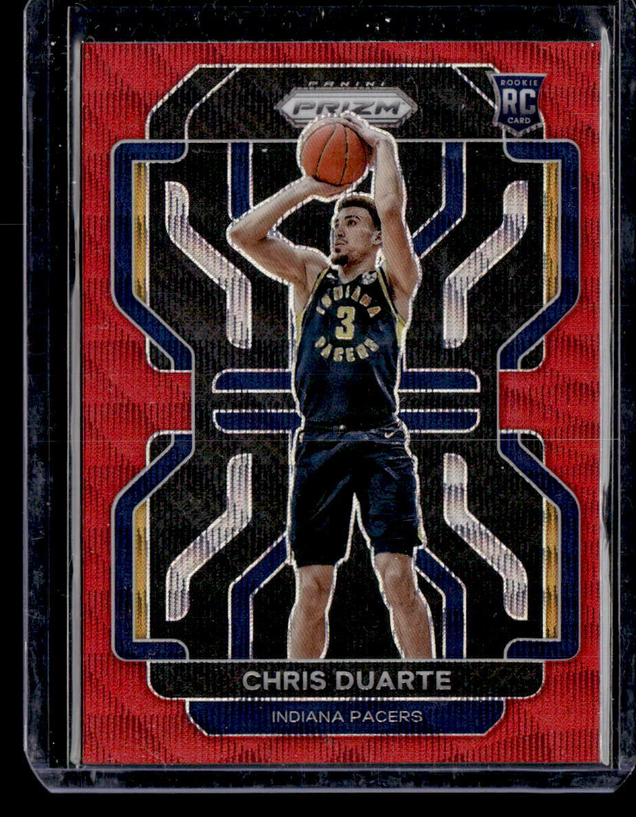 2021 Panini Prizm #315 Chris Duarte Ruby Wave Near Mint