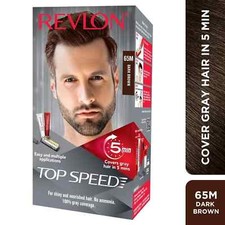Revlon Top Speed Hair Color - Men -Dark Brown 65M - 180G