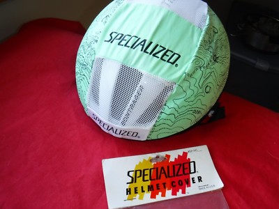 Specialized Lycra Helmet Cover Light Green, New Old Stock / NOS 