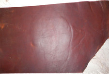 11.5"x14" DARK BROWN OIL TANNED UTILITY LEATHER COWHIDE avg 1.4mm thick 2002