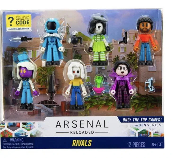 Roblox DevSeries ARSENAL RELOADED Mini Figure Set RIVALS Zombella Hackula NEW