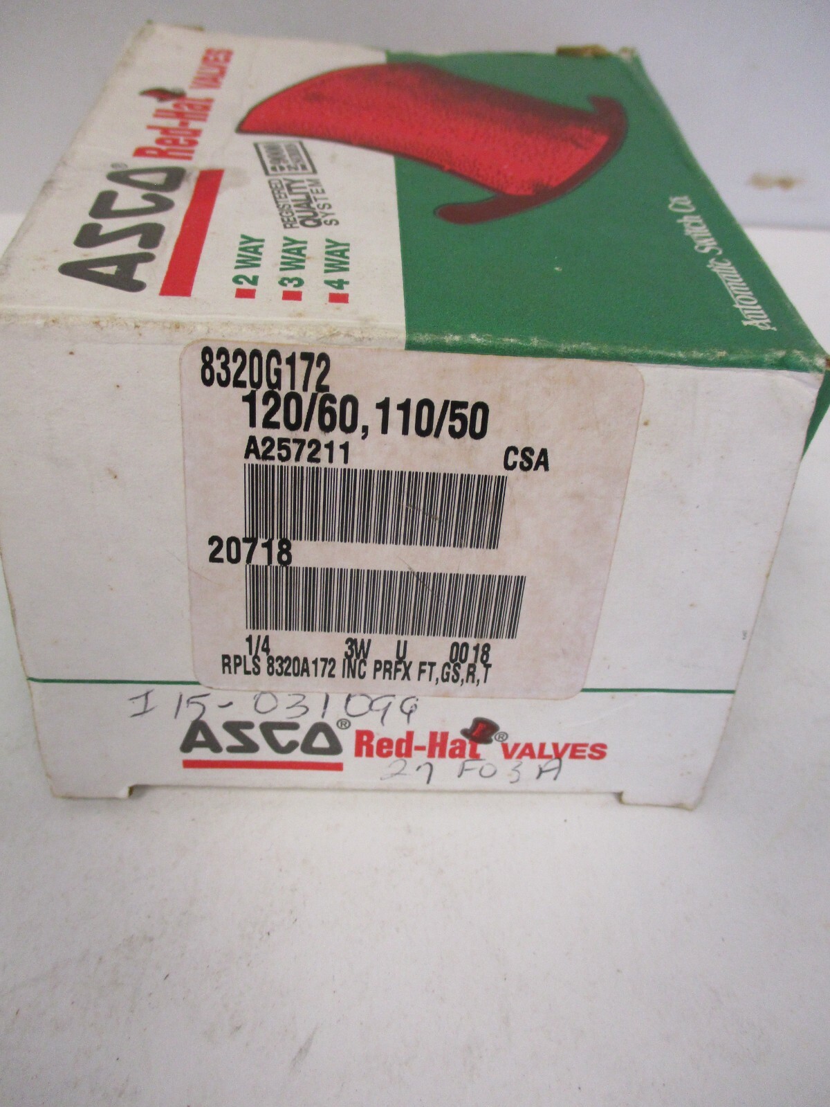 ASCO QUICK EXHAUST SOLENOID VALVE, AC BRASS 120V, 1/4" PIPE, NPT, eBay