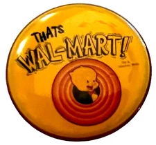Pin Walmart Associate Employee Pins Porky Pig TM & Warner Brothers Looney Tunes