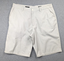 O'Neill Shorts Mens 38 Grey White Relaxed Fit Bermuda Pockets Event Work Adult