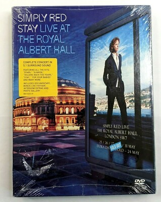 Simply Red Stay, Live At The Royal Albert Hall (DVD, 2008)  NEW SEALED