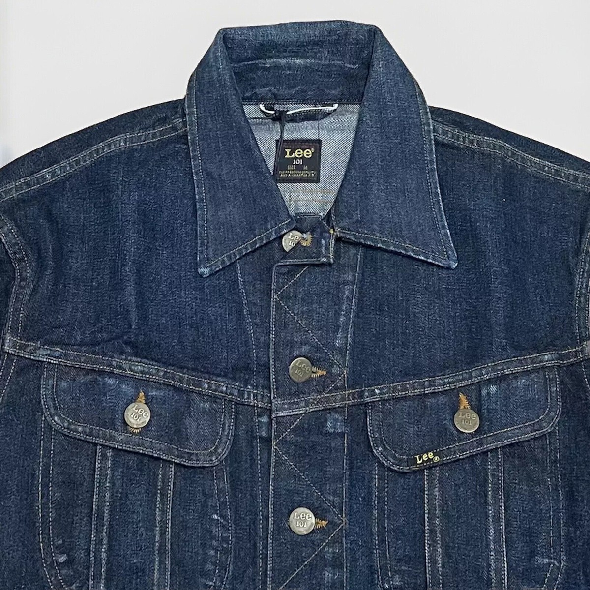 Lee 101 Rider Jacket 15oz Japanese Selvage Denim L97X49ZAA Blue