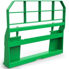 45" Frame Skid Steer Tractor Pallet Fork Quick Attachment 4000LBS Green Steel