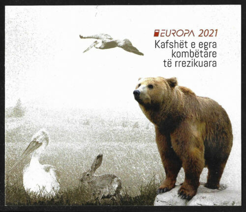 ALBANIA Europe 2021 - "Endangered National Wildlife" - Booklet - Picture 1 of 3