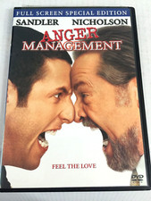Anger Management Full Screen DVD Ships Same Day With Tracking