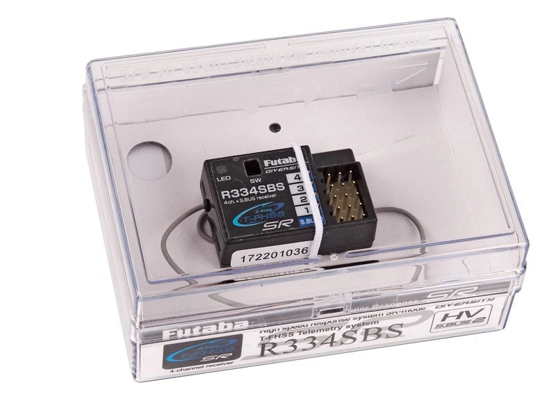 Futaba R334SBS Empfänger 2,4GHz T-FHSS Telemetrie R334 4PX 7PX 4P RC-Car - Bild 3 von 3