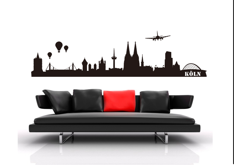 Flugzeug Wandtattoo Kinderzimmer