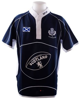 Jungen Rugby Shirt Kurzarm cooler Kragen marine weiß Kragen MB