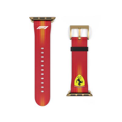 Ferrari F1 Leather Apple Watch Band