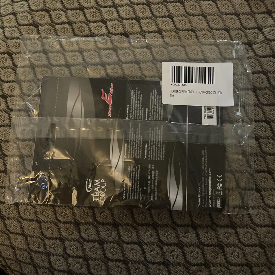TeamGroup Elite Laptop DDR3 RAM Memory (16GB, 8GB x 2, TED3L8G1600C11-SBK) - Image 2 of 2