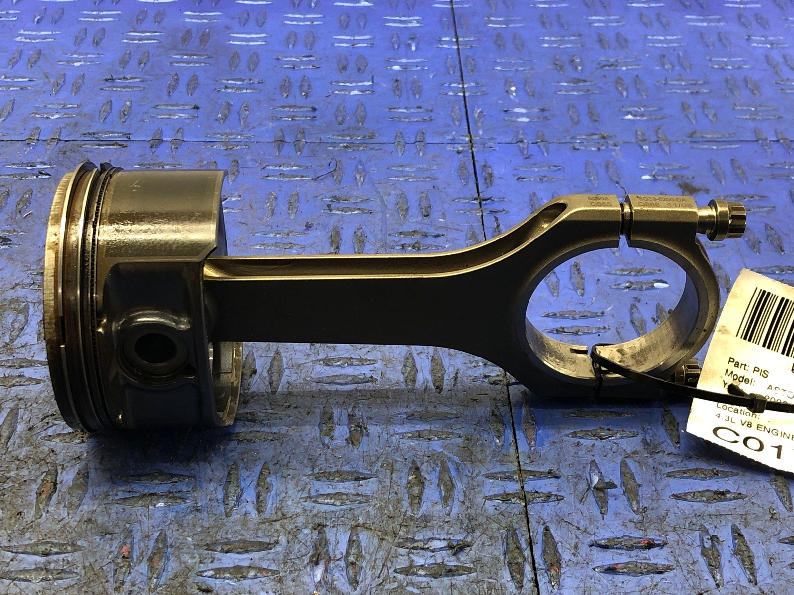 2006-2018 ASTON MARTIN VANTAGE V8 4.3L V8 ENGINE PISTON W/CONNECTION ROD OEM