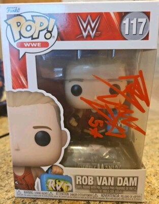 Rob Van Dam Autographed Inscribed ''5star'' Funko Pop 117