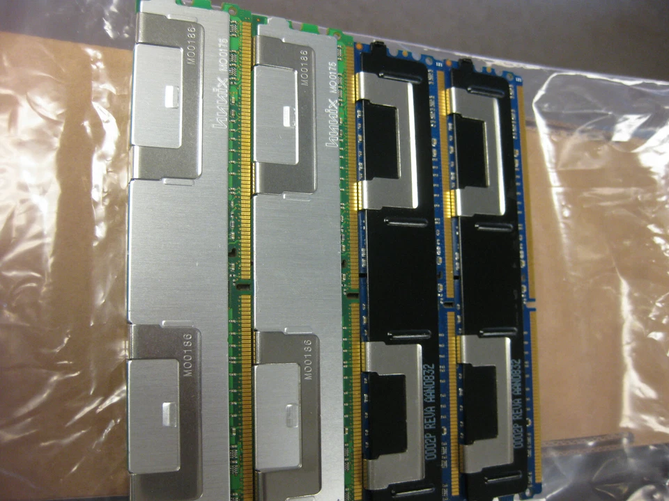 Hynix & Nanya 4GB (2 x1GB) & (2 X1GB) 2Rx8 PC2-5300F DDR2 667Mhz Server Memory - Image 4 of 4