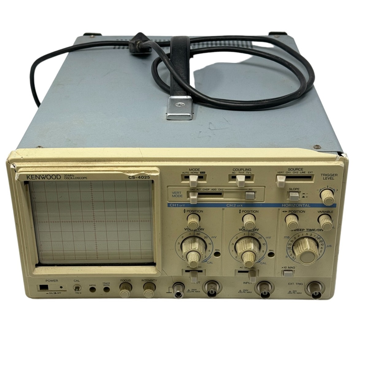 Kenwood Corporation CS-4025 Oscilloscope 50/60 Hz 29W Made Kenwood Corporation CS-4025 Oscilloscope 50/60 Hz 29W Made
