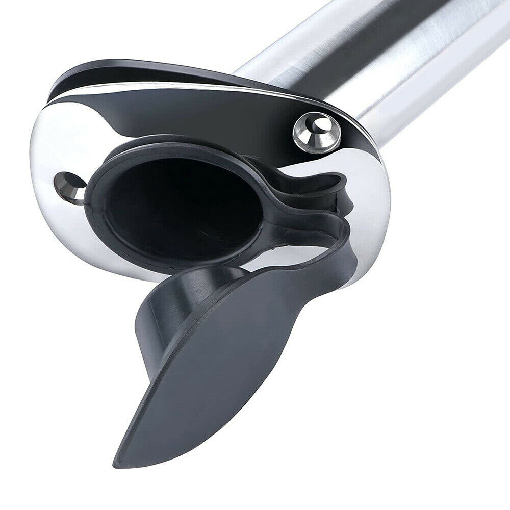 HOFFEN 2-Pack 30-Degree Flush Mount Boat Fishing Rod Holders – Marine Grade Stainless Steel