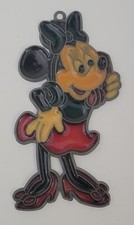 Vintage Makit Bakit Minnie Mouse Suncatcher Ornament 5 X 2.5"