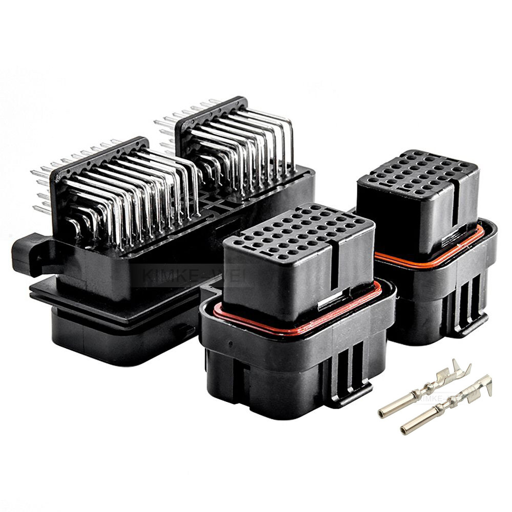 60 Pin 6-Slots Tyco AMP Superseal Automotive ECU Male/Female