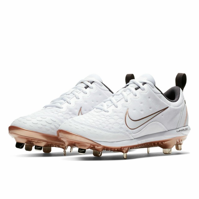 Nike 856492-109 Womens Sz 9 Lunar Hyperdiamond 2 Pro Metal Softball Cleats White | eBay