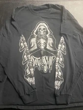 Mothership Long sleeve Thirsting For Power Black Size XXL Pre-Owned, TX