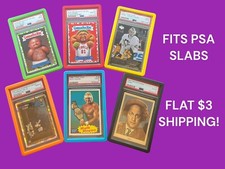 PSA Graded Card Slab Silicone Bumper Protector CASE PREMIUM SKIN 3 FLAT SHIP