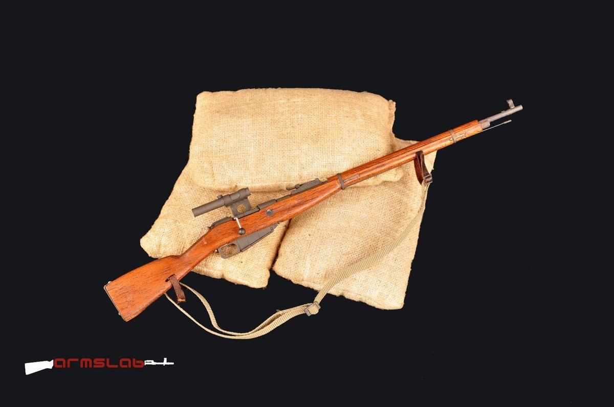 Fusil Mosin Nagant Sniper 1/6 – Crazy Owners – Bois Et Métal – 30 Cm