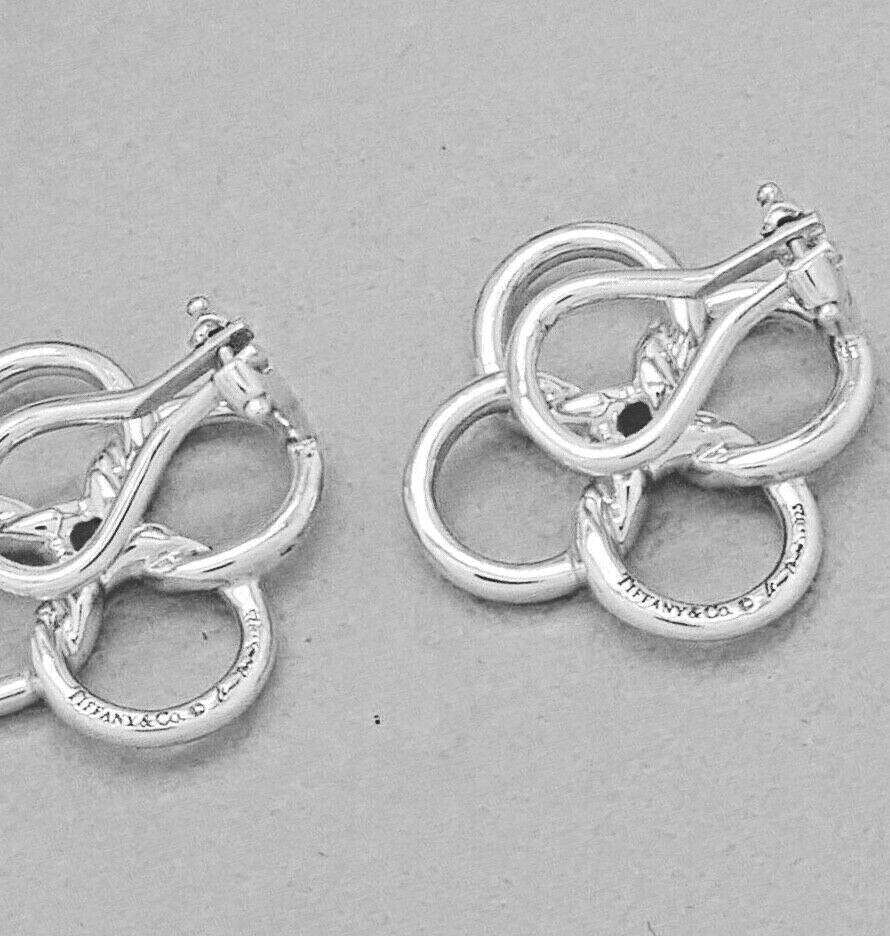 Tiffany & Co. Elsa Peretti Sterling Silver Quadrifoglio Clip
