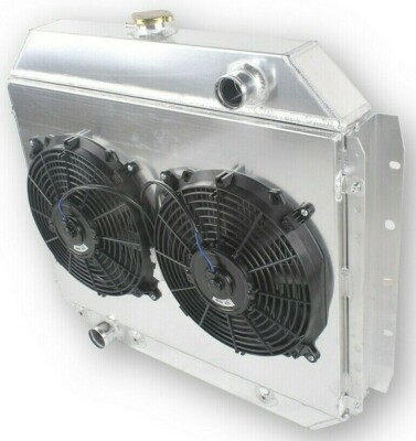 4 Row Radiator Electric Fan For 66-79 Ford F100 F150 F250 F350 Truck 302 351 400