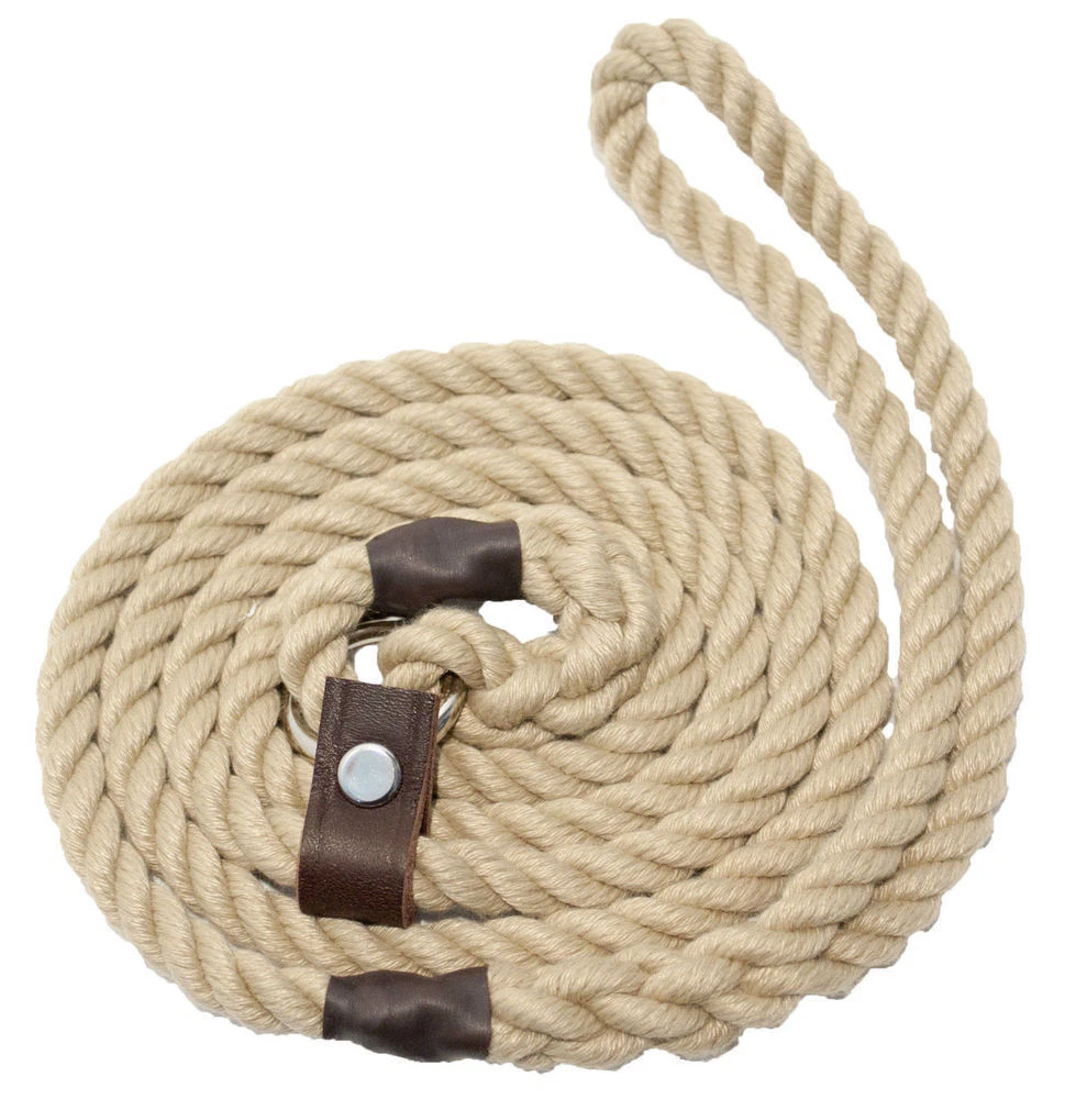 Bisley Natural Rope Lead Training Slip Lead Walking Gun Dog