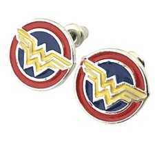 Wonder Woman, Stud Earrings, Hypo Allergenic, No Nickel