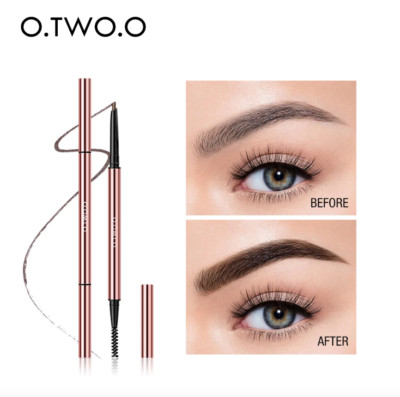 O.TWO.O Ultra Fine Triangle Eyebrow Pencil Precise Brow Definer Long Lasting