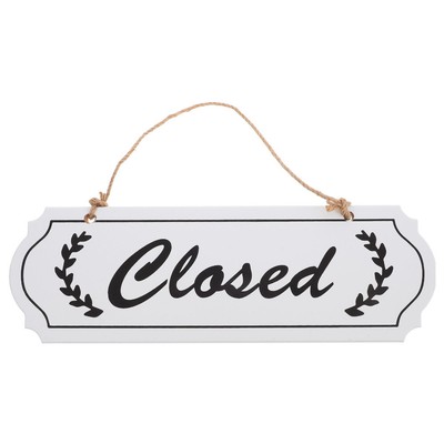  Open Closed Sign for Business Shops Doors Windows Functional Wooden Hanging