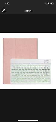 Keyboard Case For iPad Pro 11 inch 2020/2018 Cover w/Bluetooth Keyboard Pen Slot