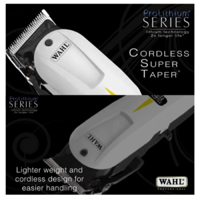 脱毛・除毛 WAHL Cordless Super Taper Wahl Professional Cordless Super Taper Hair Clipper Adjustable