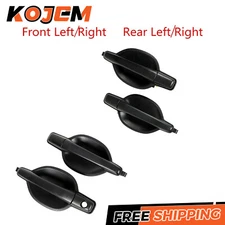 Outside Exterior Door Handle Black Textured For 2004-2011 Mitsubishi Endeavor