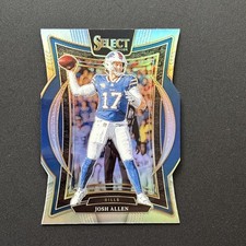 2024 Josh Allen Panini Select - Concourse Level (#34) Silver Prizm Die-Cut