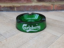 Carlsberg Vintage Pub Ashtray Collectible Breweriana For Man Cave Etc.