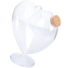 2 Barattoli Di Vetro A Forma Di Cuore Con Tappo In Sughero – 50 Ml, Mini Bottiglie Decorative Per Bomboniere, Fai Da Te, Matrimoni E Feste - 3