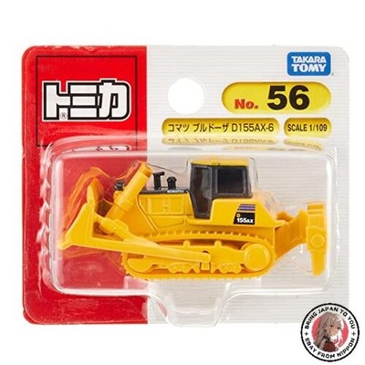 NEU Tomica No.056 Komatsu Planierraupe D155AX-6 (Blister) von TOMY