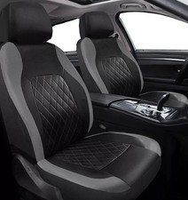 For Nissan Leather Car Seat Covers Full Set 5-seats Front Rear Protector Cushion