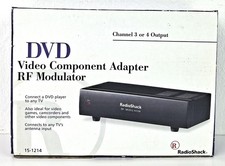 Radio Shack RF Modulator DVD Video Component Adapter 15-1214 New in Box