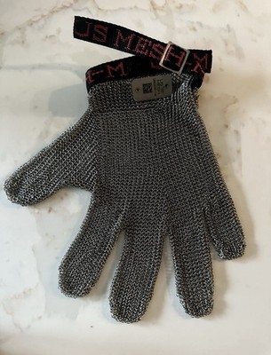 US Mesh Medium Metal Mesh Stainless Steel Glove USM-1105-M - NEW