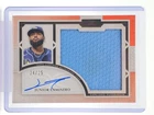JUNIOR CAMINERO 2025 TOPPS DEFINITIVE AUTO GAME USED PATCH ORANGE /25 Q3668-4