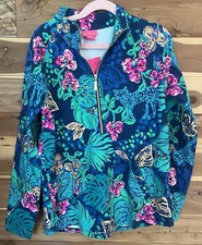 Lilly Pulitzer Girl XL 12-14 Life Of The Party LITTLE SKIPPER POPOVER NWT