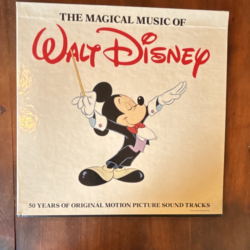 Disney Magical Music 50 Years Original Soundtracks 4 LP Vinyl Box Set 1978