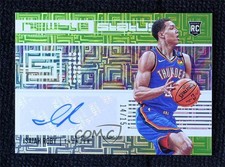 2019-20 Panini Status Green Escher Squares 14/15 Isaiah Roby #NS-IRO Auto 12v9