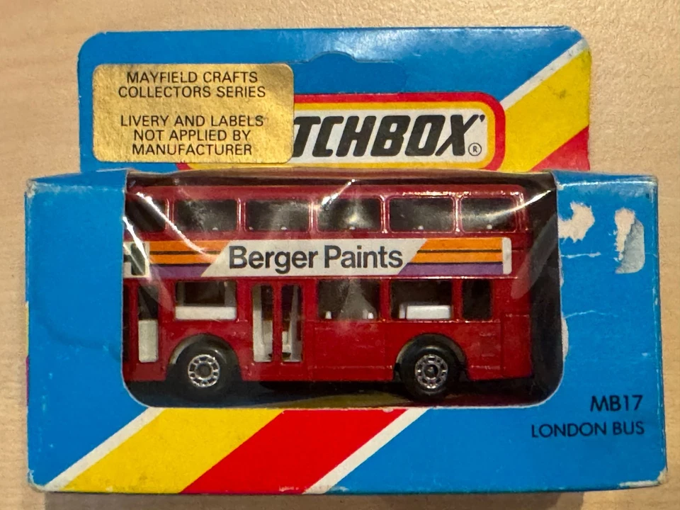 Matchbox Superfast, Nr. 17, London Bus, Umfang/Zustand s. Bilder, OVP, 1983 - Bild 3 von 4